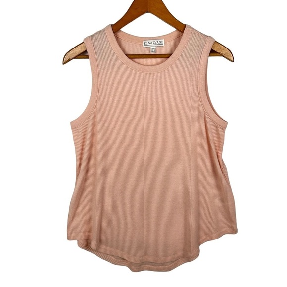 PJ SALVAGE Textured Rib Lounge Tank - Picture 7 of 7